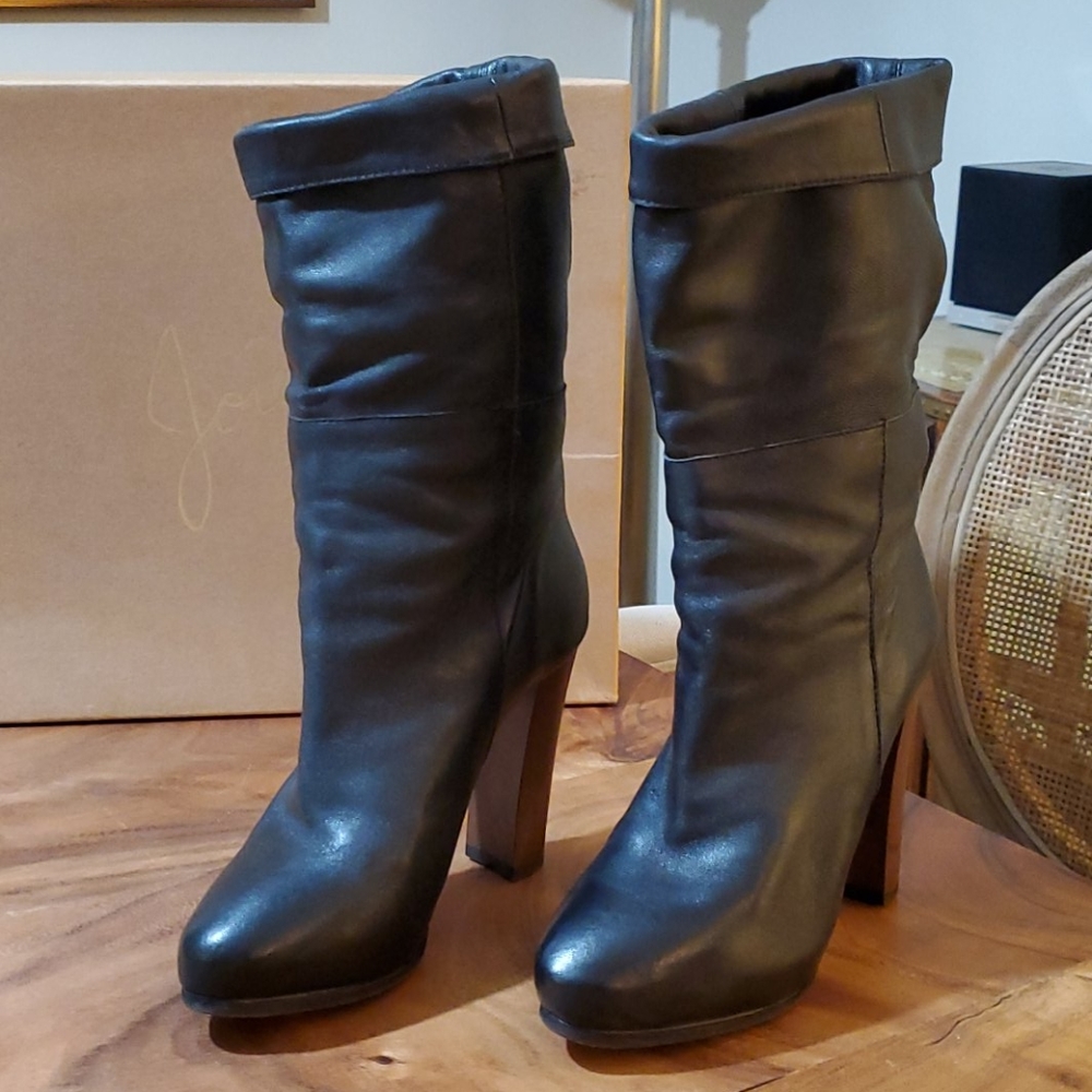 Joie soft calf leather boots